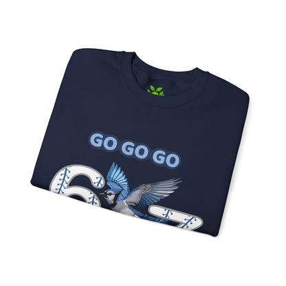Go Jays Go! Baseball Fan Crewneck Sweatshirt