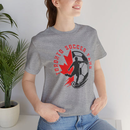 Toronto Soccer Canada Maple Leaf Football Tee | Toronto FC Fan Shirt