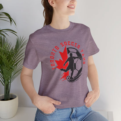 Toronto Soccer Canada Maple Leaf Football Tee | Toronto FC Fan Shirt