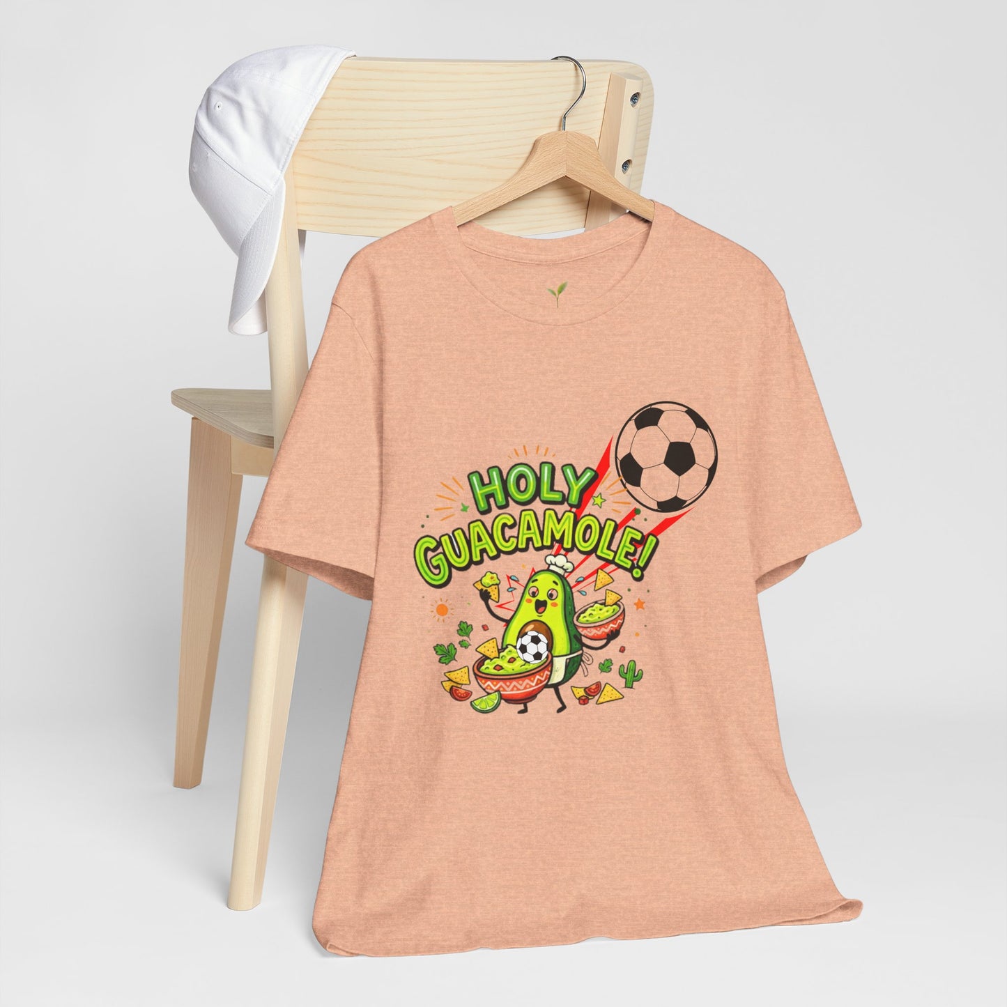Holy Guacamole Soccer T-Shirt — Funny Avocado Football Fan Tee