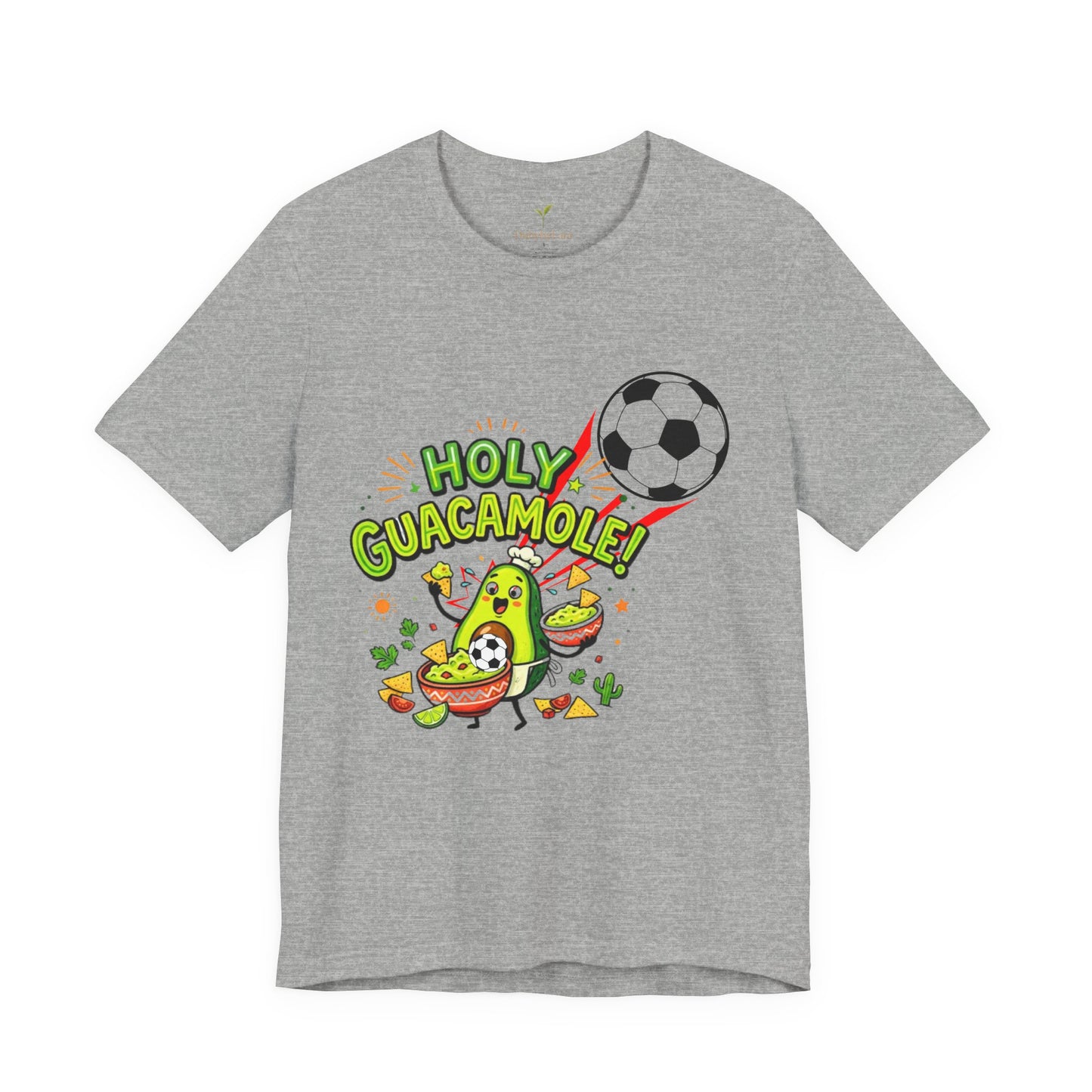 Holy Guacamole Soccer T-Shirt — Funny Avocado Football Fan Tee