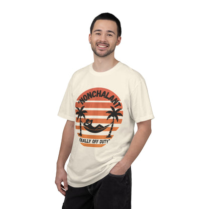 Finally Off Duty T-Shirt — Retro Palm Hammock Graphic Tee