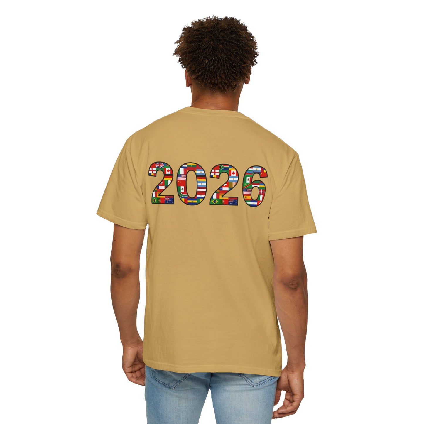 2026 World Soccer Vintage Tee — International Flag Fan T-shirt