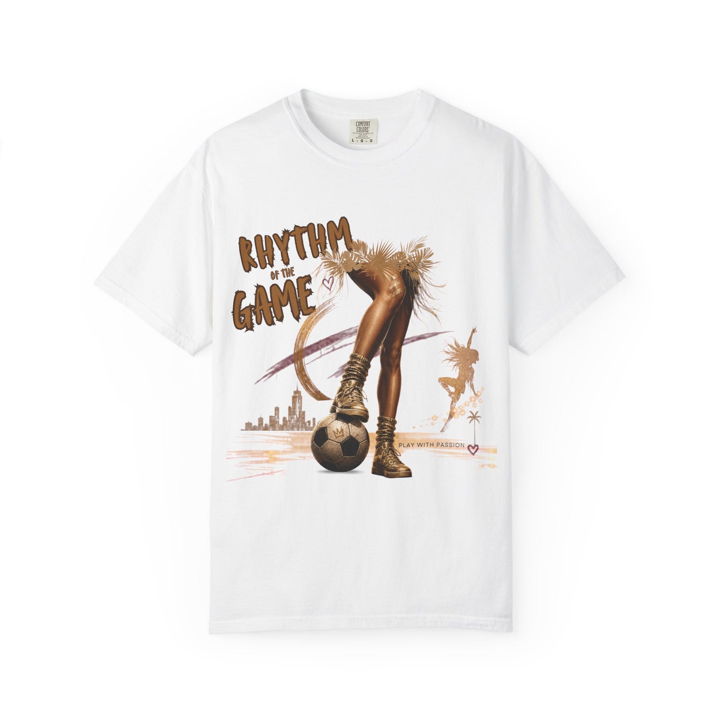 Rhythm of the Game Soccer Graphic T-shirt | Vintage Football Fan Tee
