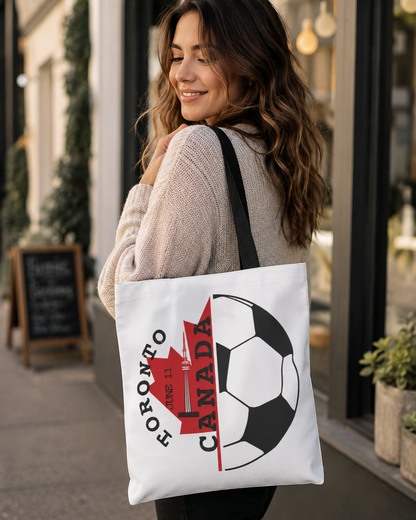 Toronto Soccer Maple Leaf Tote Bag — Match Day Souvenir Travel Tote