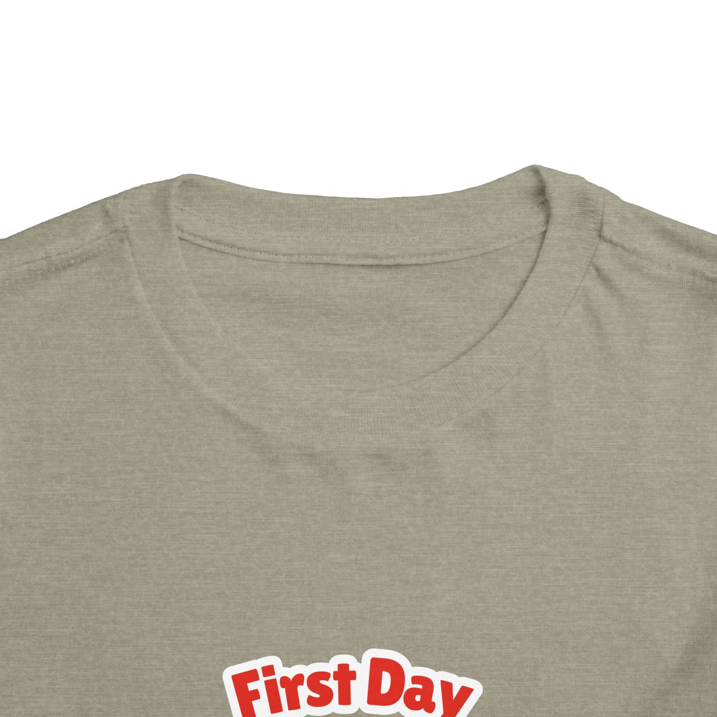 First Day of School Toddler Tee - Cute Panda Backpack Design
