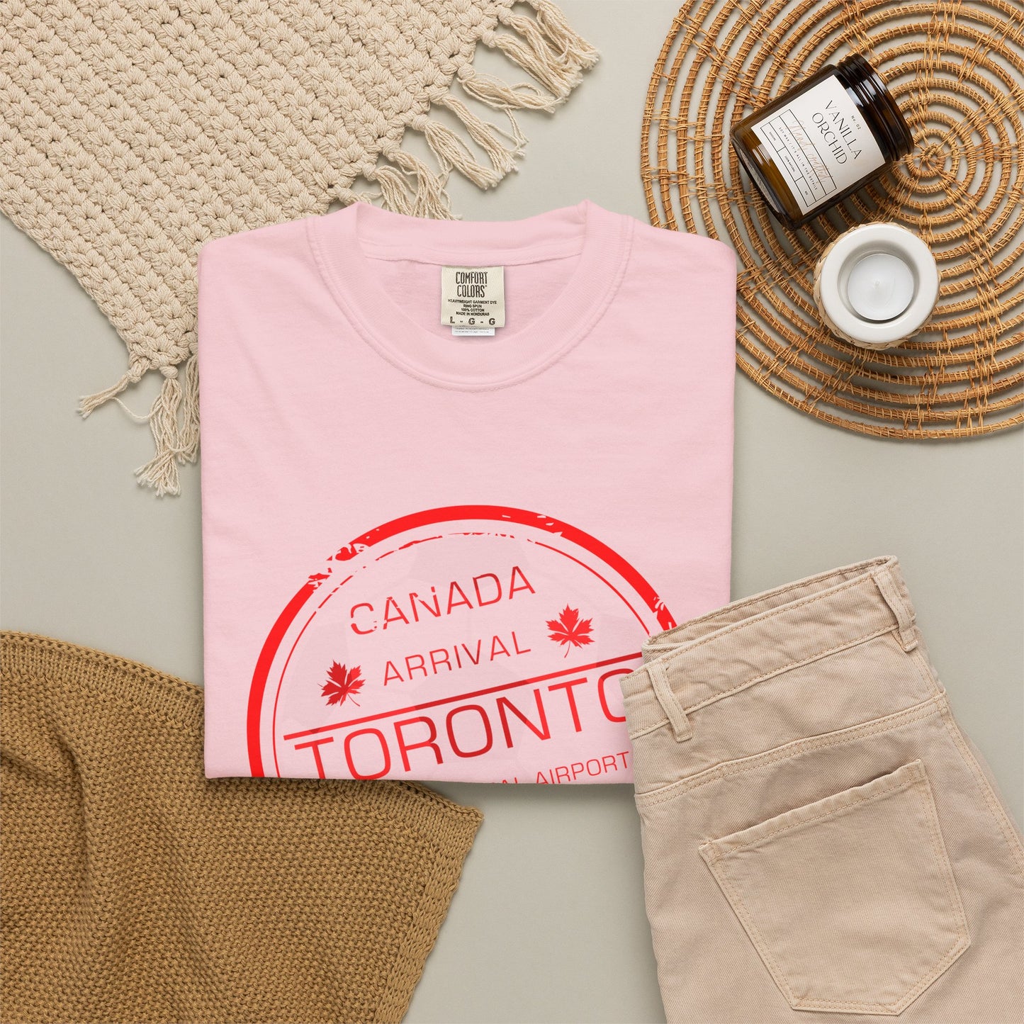Toronto Soccer Arrival Passport Stamp T-Shirt — July 11, 2026