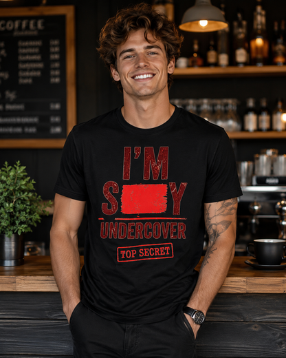 I'm Sexy Undercover — Funny Secret Agent Graphic Tee