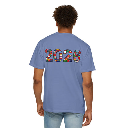 2026 World Soccer Vintage Tee — International Flag Fan T-shirt