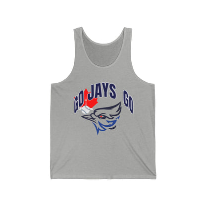 Go Jays Go Blue Jay Maple Leaf Tank Top | Canadian Sports Logo