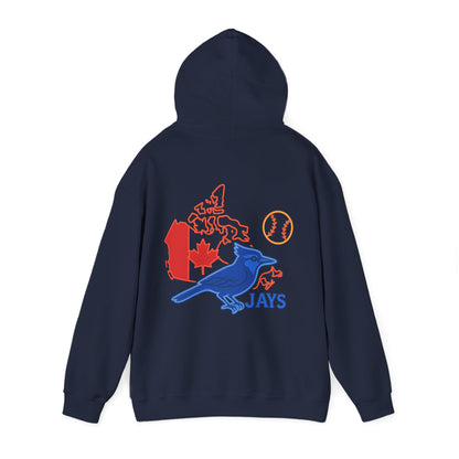 Toronto Blue Jays Baseball Hoodie — Go Jays Fan Sweatshirt, Canadian Baseball Gift