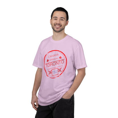 Toronto Soccer Arrival Passport Stamp T-Shirt — July 11, 2026