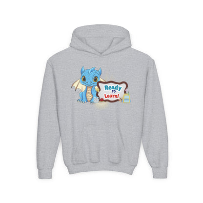 Youth Dragon 'Ready to Learn' Hoodie – Cute Back-to-School Sweatshirt