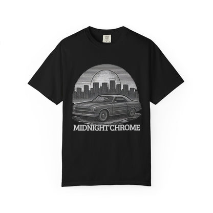 Midnight Chrome Classic Coupe Vintage Car T-Shirt