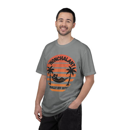 Finally Off Duty T-Shirt — Retro Palm Hammock Graphic Tee