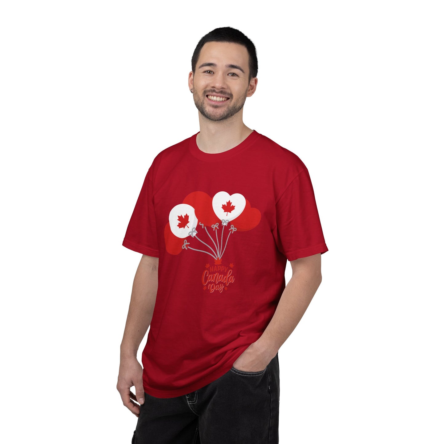 Canada Day Maple Leaf Balloons T-Shirt — Canada Day Celebration Tee
