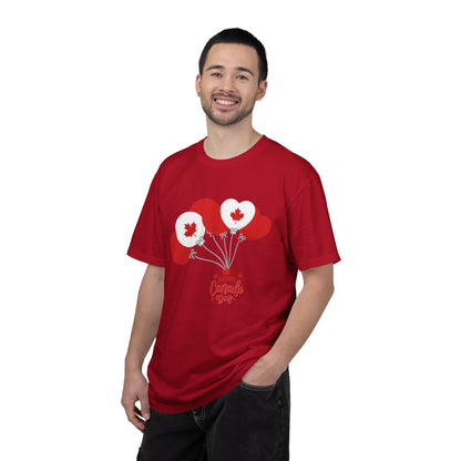 Canada Day Maple Leaf Balloons T-Shirt — Canada Day Celebration Tee