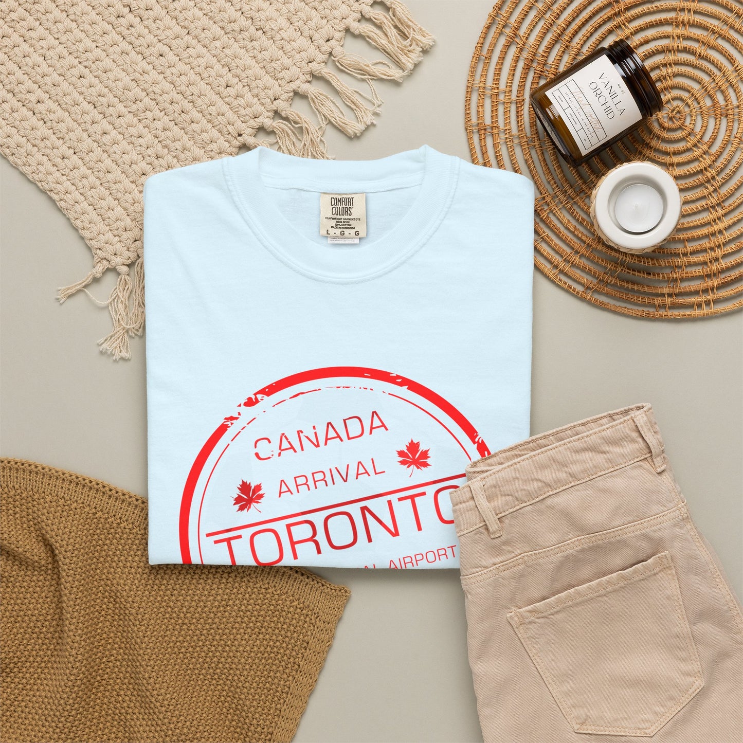 Toronto Soccer Arrival Passport Stamp T-Shirt — July 11, 2026