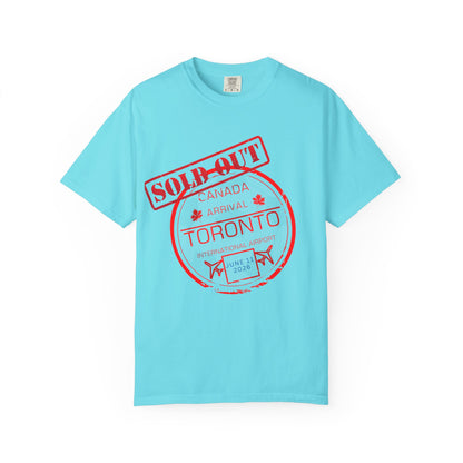Toronto Soccer Passport Stamp T-Shirt — June 2026 Arrival Tee