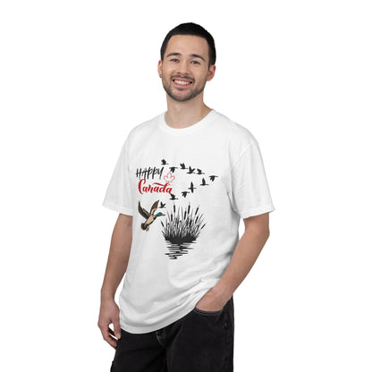 Canada Day Flying Geese T-Shirt — Wildlife Nature Celebration Tee