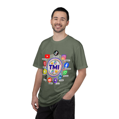 TMI (Too Much Information) Funny Graphic T-Shirt — Sarcastic Social Media Satire