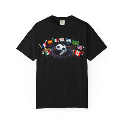 2026 World Soccer Vintage Tee — International Flag Fan T-shirt