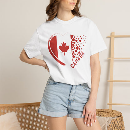 Canada Day Maple Leaf T-shirt — Patriotic July 1st Celebration Tee