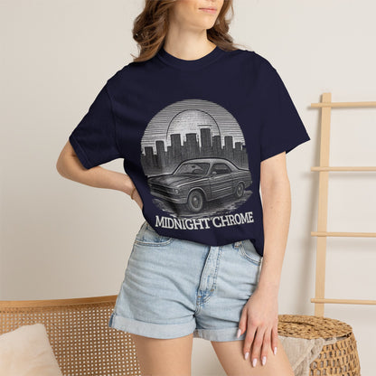 Midnight Chrome Classic Coupe Vintage Car T-Shirt