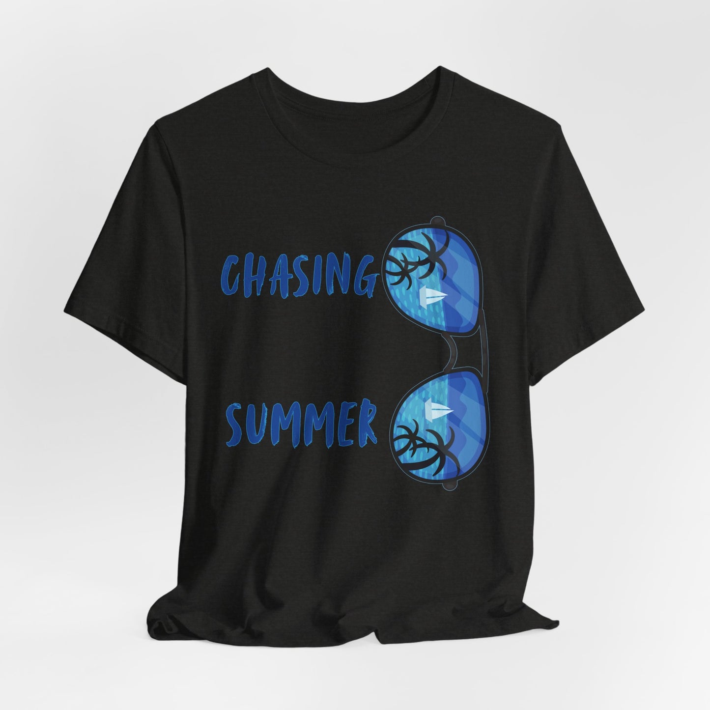 Chasing Summer Sunglasses Tee — Beach Vacation T-Shirt