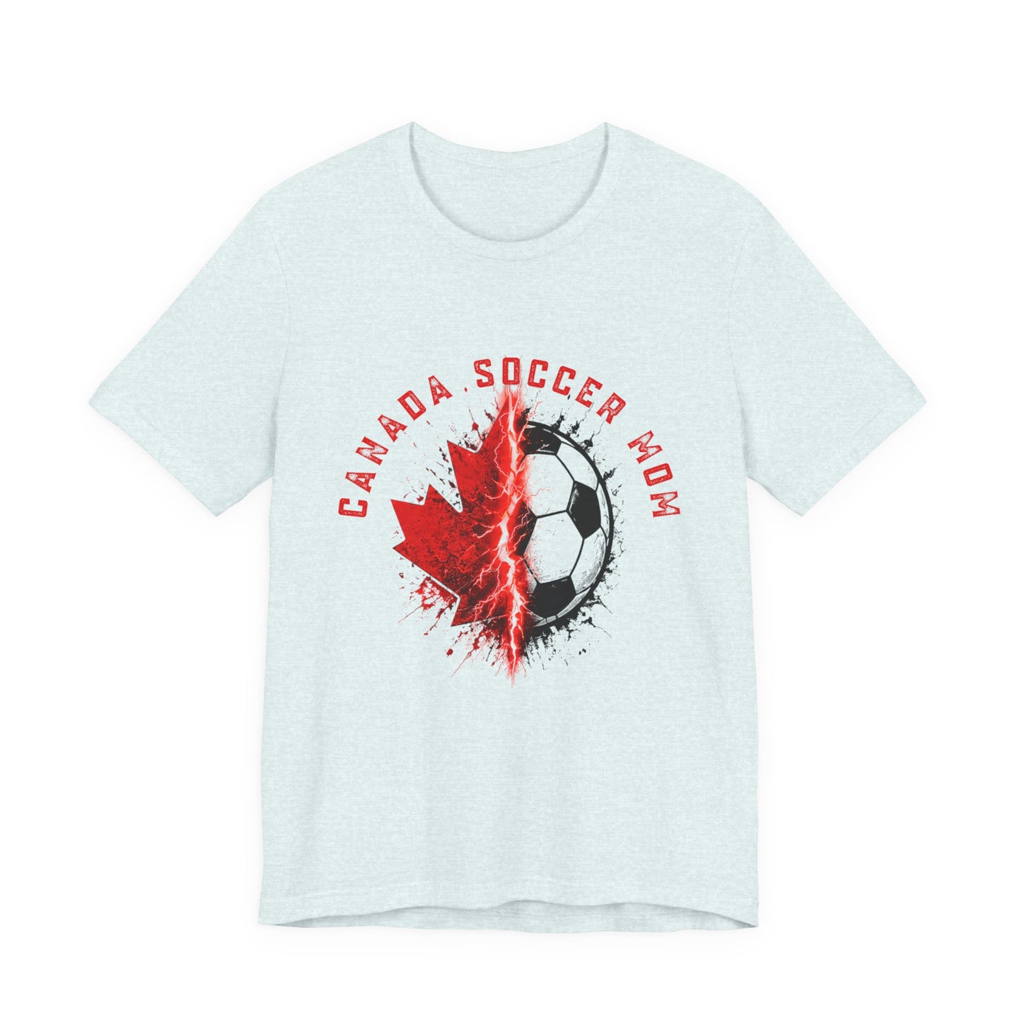 A Gift for her: Canada Soccer Mom Maple Leaf Tee | Soccer Mom T-Shirt