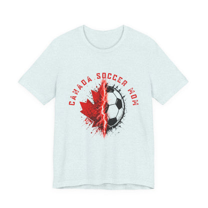 A Gift for her: Canada Soccer Mom Maple Leaf Tee | Soccer Mom T-Shirt