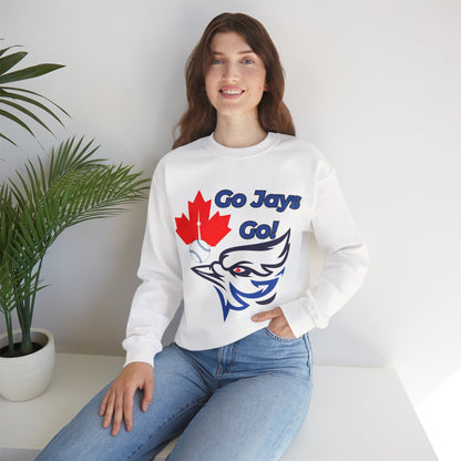 Go Jays Go Canada Crewneck Sweatshirt — Cozy Canadian Winter Gift