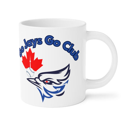Go Jays Go Ceramic Mug — Toronto Baseball Fan Gift (11/15/20oz)
