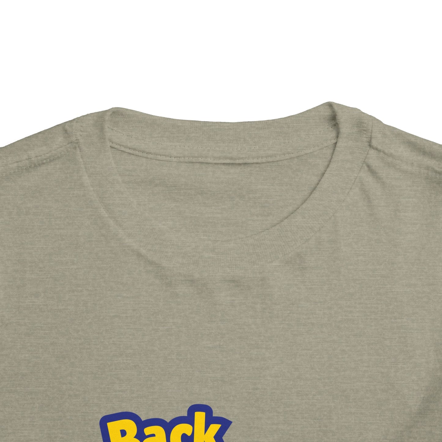 Back to School Toddler Tee — Colorful Kids Silhouettes