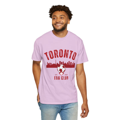 Toronto Soccer Fan Club Retro Skyline T-Shirt — 2026 Comfort Colors Tee