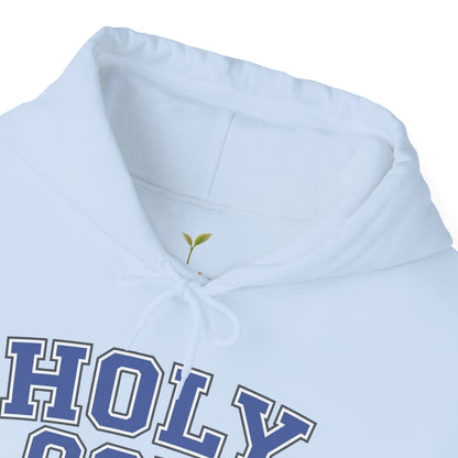 Holy Cow Collegiate Hoodie — Retro Mascot Letterman Style