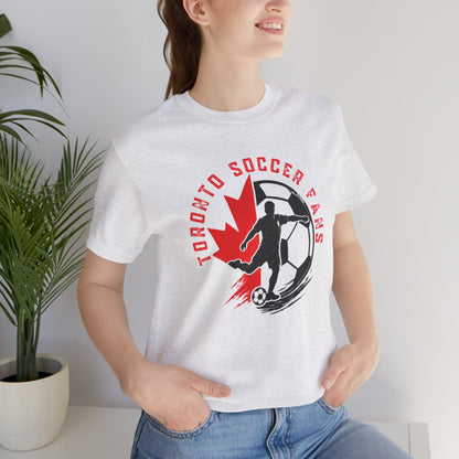 Toronto Soccer Canada Maple Leaf Football Tee | Toronto FC Fan Shirt