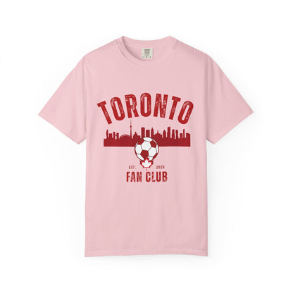 Toronto Soccer Fan Club Retro Skyline T-Shirt — 2026 Comfort Colors Tee