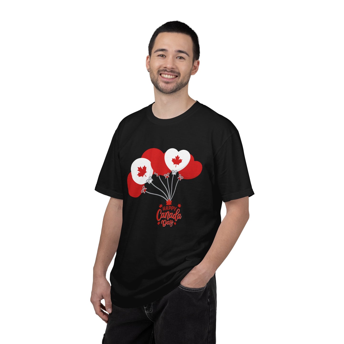Canada Day Maple Leaf Balloons T-Shirt — Canada Day Celebration Tee