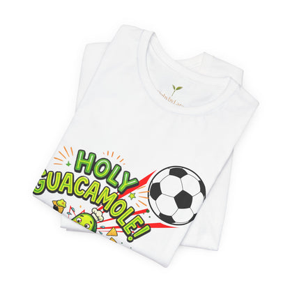 Holy Guacamole Soccer T-Shirt — Funny Avocado Football Fan Tee