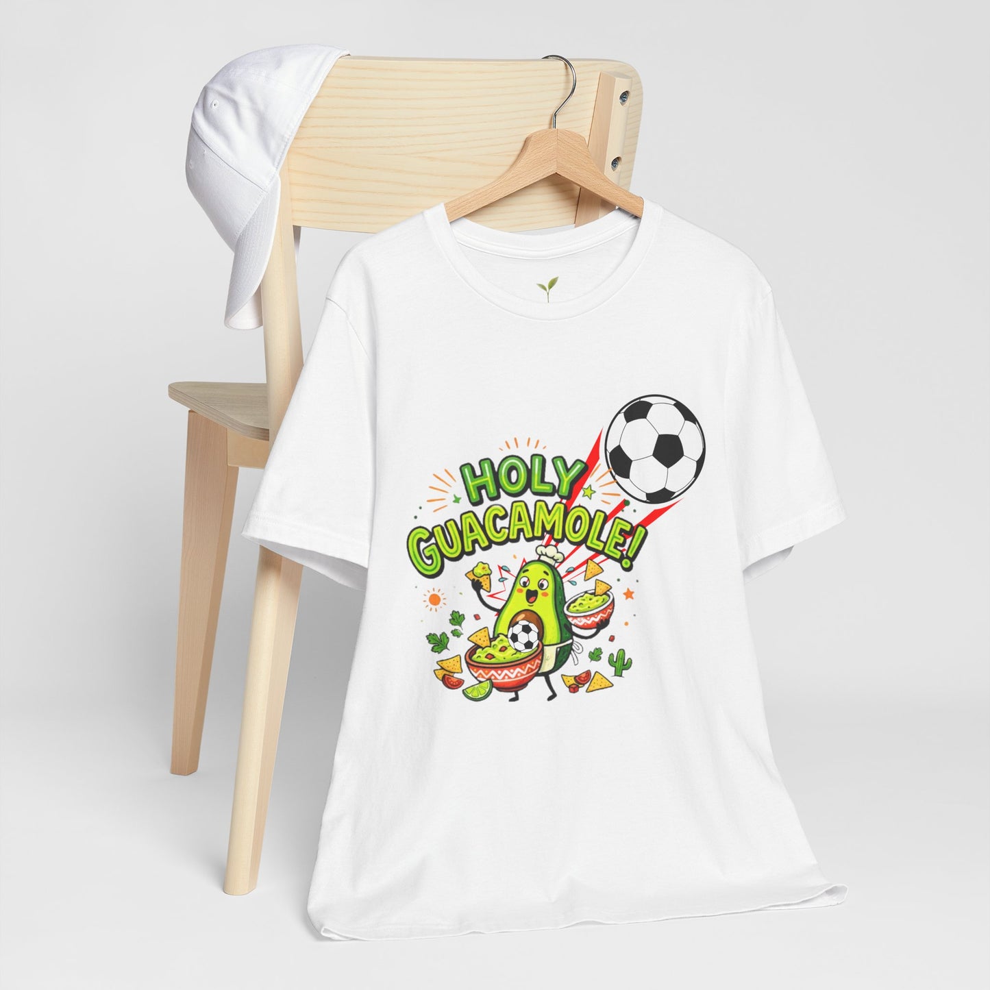 Holy Guacamole Soccer T-Shirt — Funny Avocado Football Fan Tee
