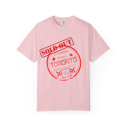Toronto Soccer Passport Stamp T-Shirt — June 2026 Arrival Tee
