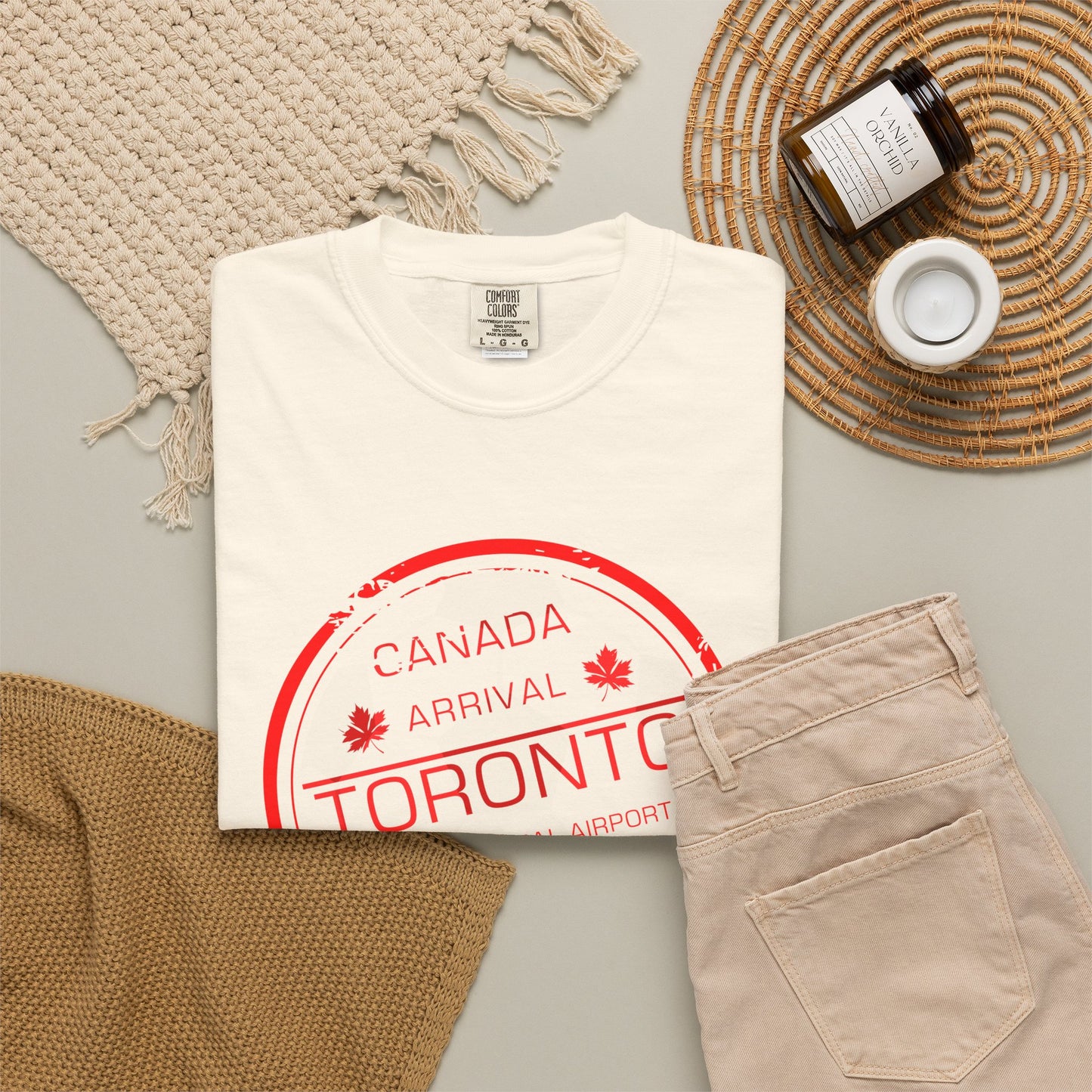 Toronto Soccer Arrival Passport Stamp T-Shirt — July 11, 2026