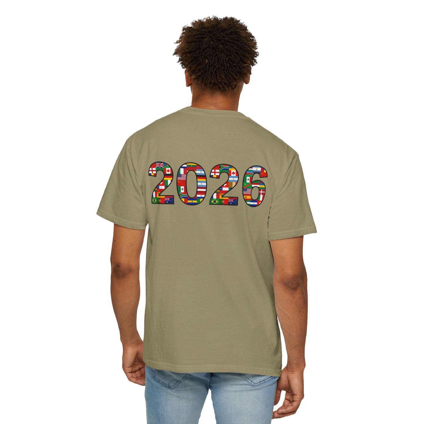 2026 World Soccer Vintage Tee — International Flag Fan T-shirt