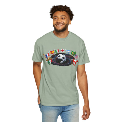 2026 World Soccer Vintage Tee — International Flag Fan T-shirt