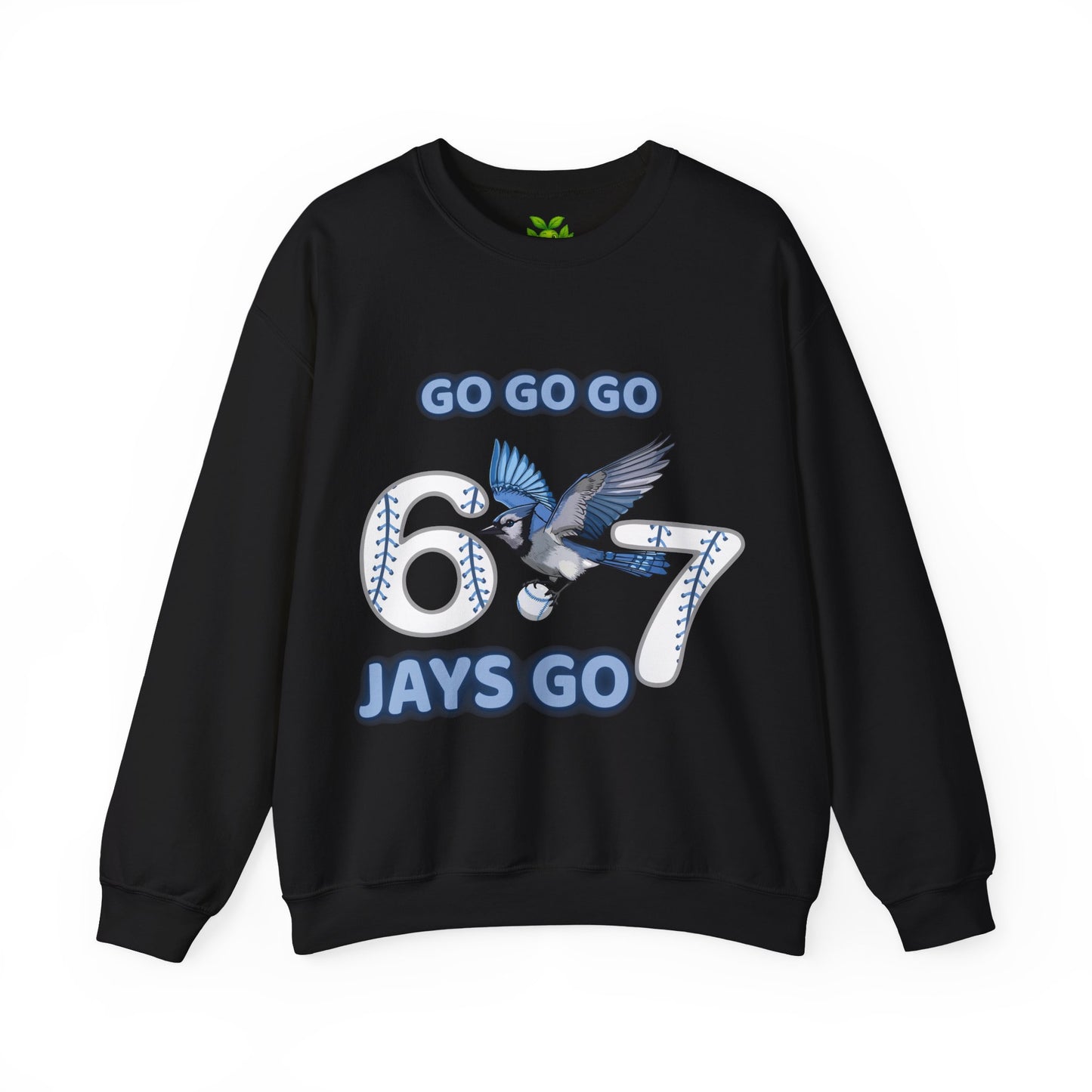 Go Jays Go! Baseball Fan Crewneck Sweatshirt