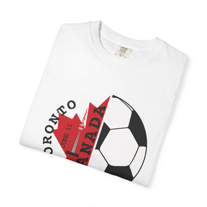 Toronto Soccer Maple Leaf T-shirt | Canada Fan Gear, June 11 Souvenir