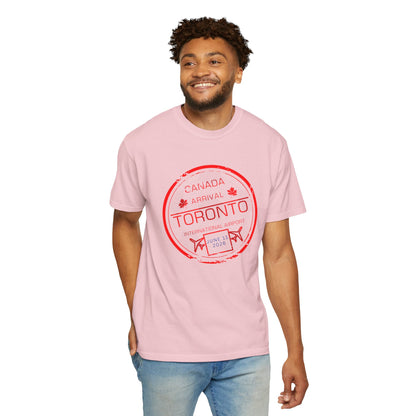Toronto Soccer Arrival Passport Stamp T-Shirt — July 11, 2026