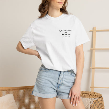 My Team My Time Mom T-Shirt — Personalized Mom Gift