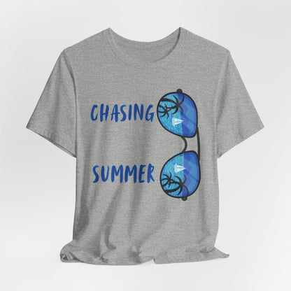 Chasing Summer Sunglasses Tee — Beach Vacation T-Shirt